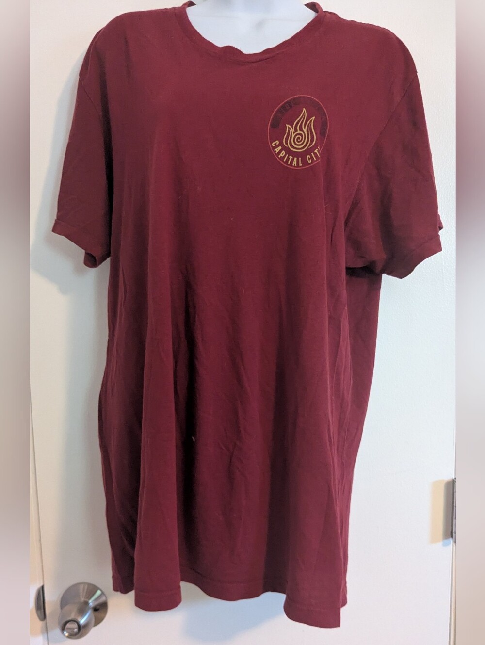 Avatar the Last Airbender Fire Nation Double-Sided Graphic Tee Men's L